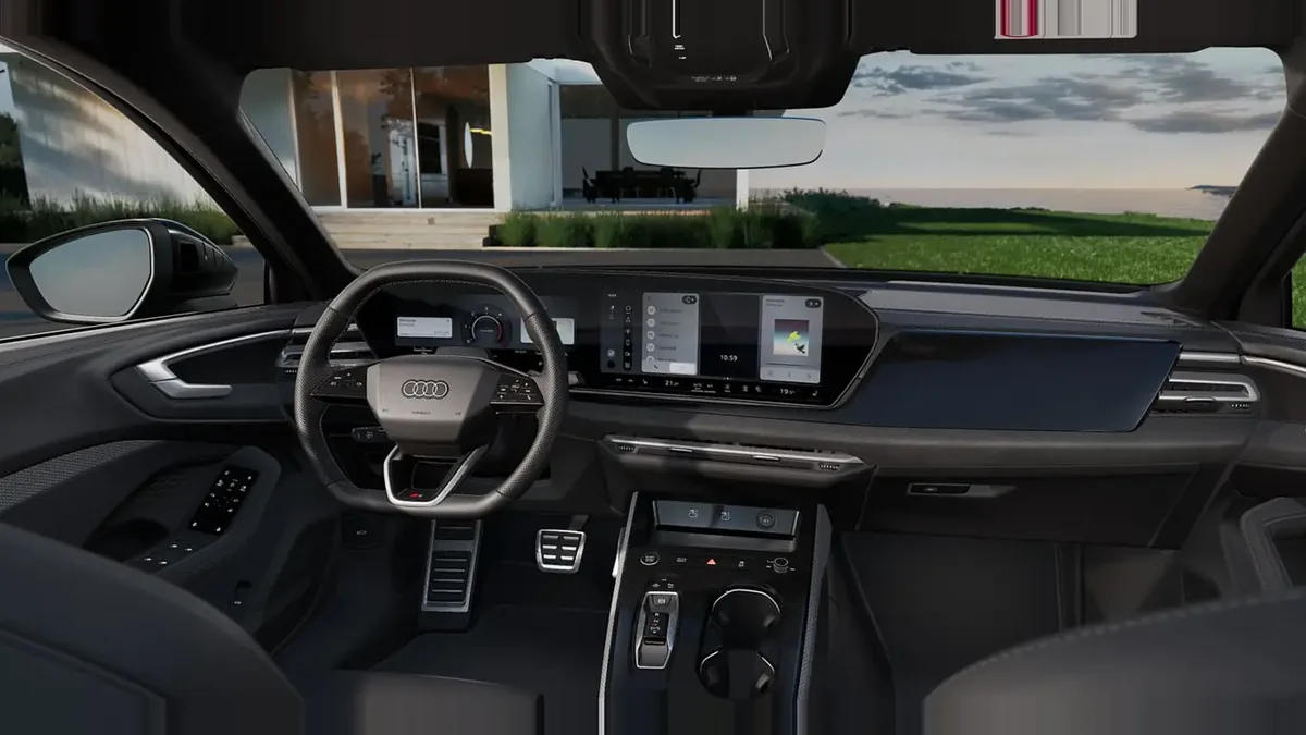 Audi A5 TDI 150kW (204CV) Black Line en renting para particulares — Delantera