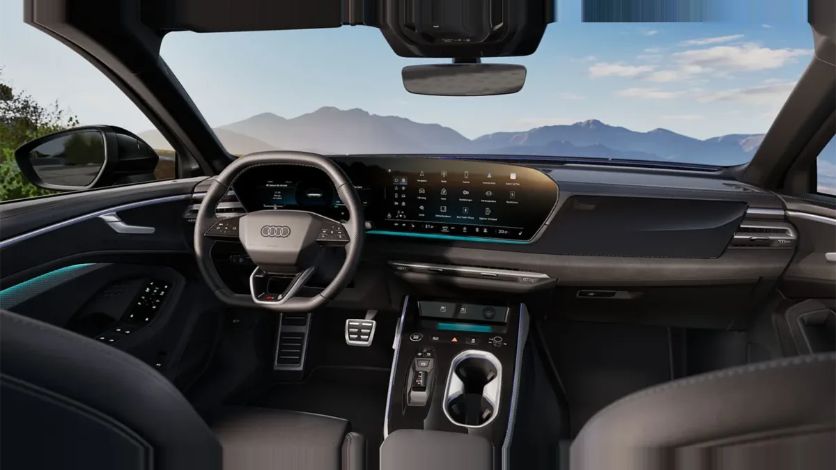 Audi A6 TDI 150kW (204CV) S Tronic Black Line en renting para particulares — Delantera