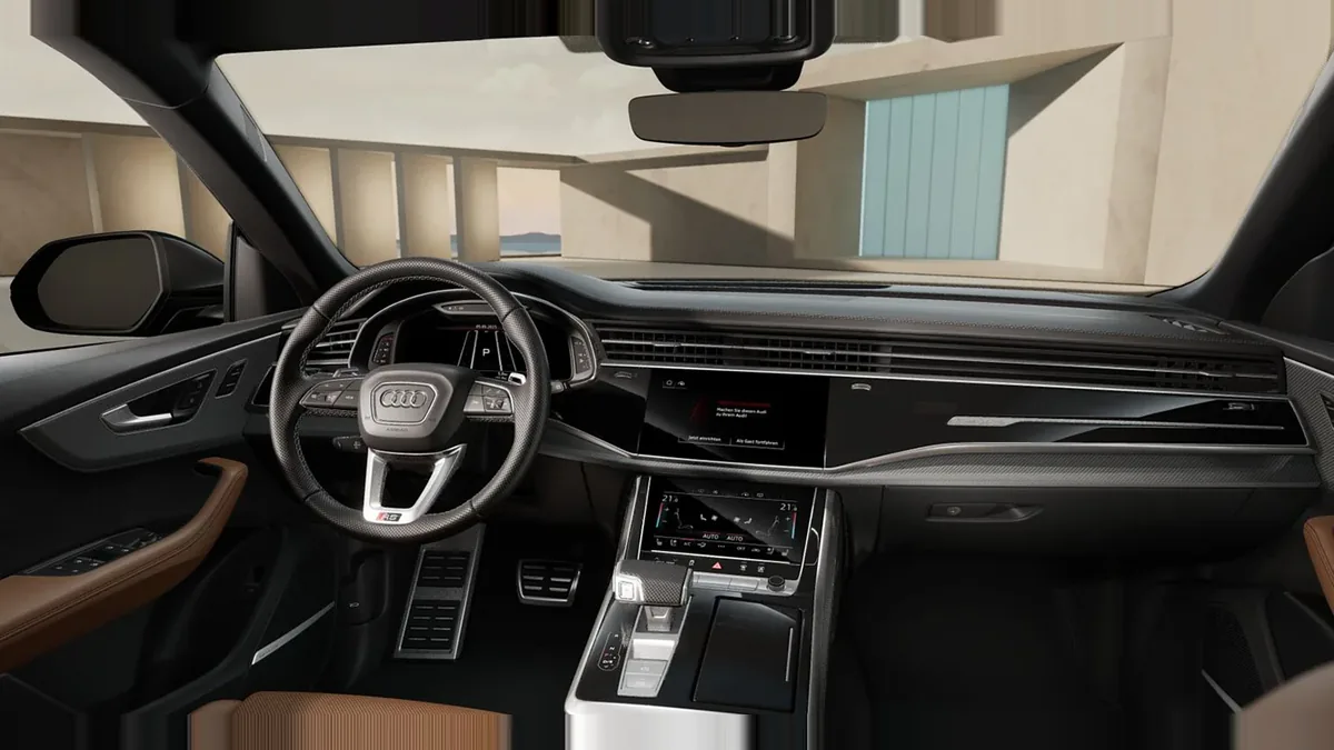 Audi RS Q8 441kW TipTronic en renting para particulares — Delantera