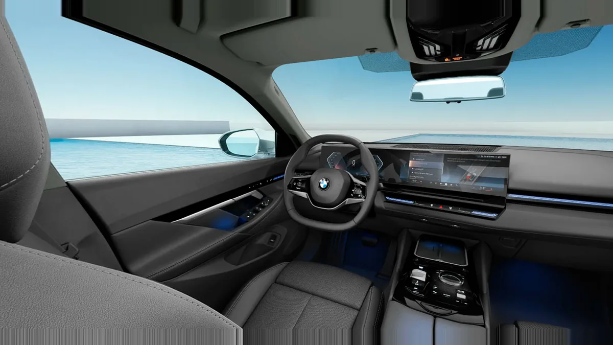 BMW Serie 5 520d en renting para particulares — Delantera