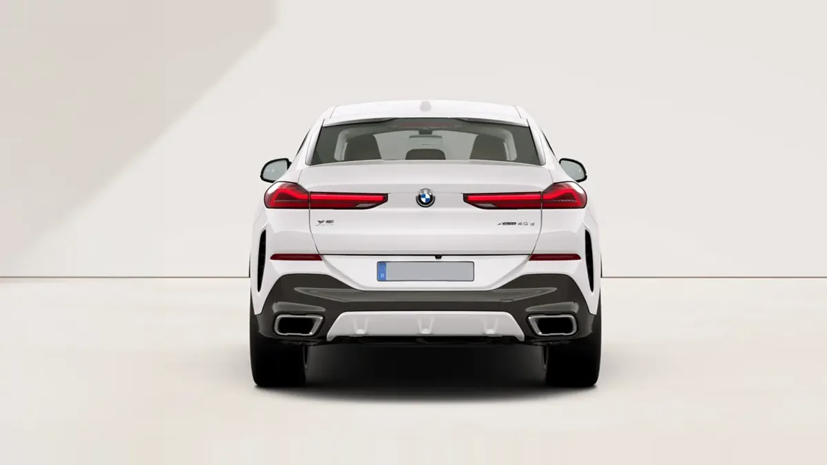 BMW X6 xDrive 40d M Sport en renting para particulares — Trasera
