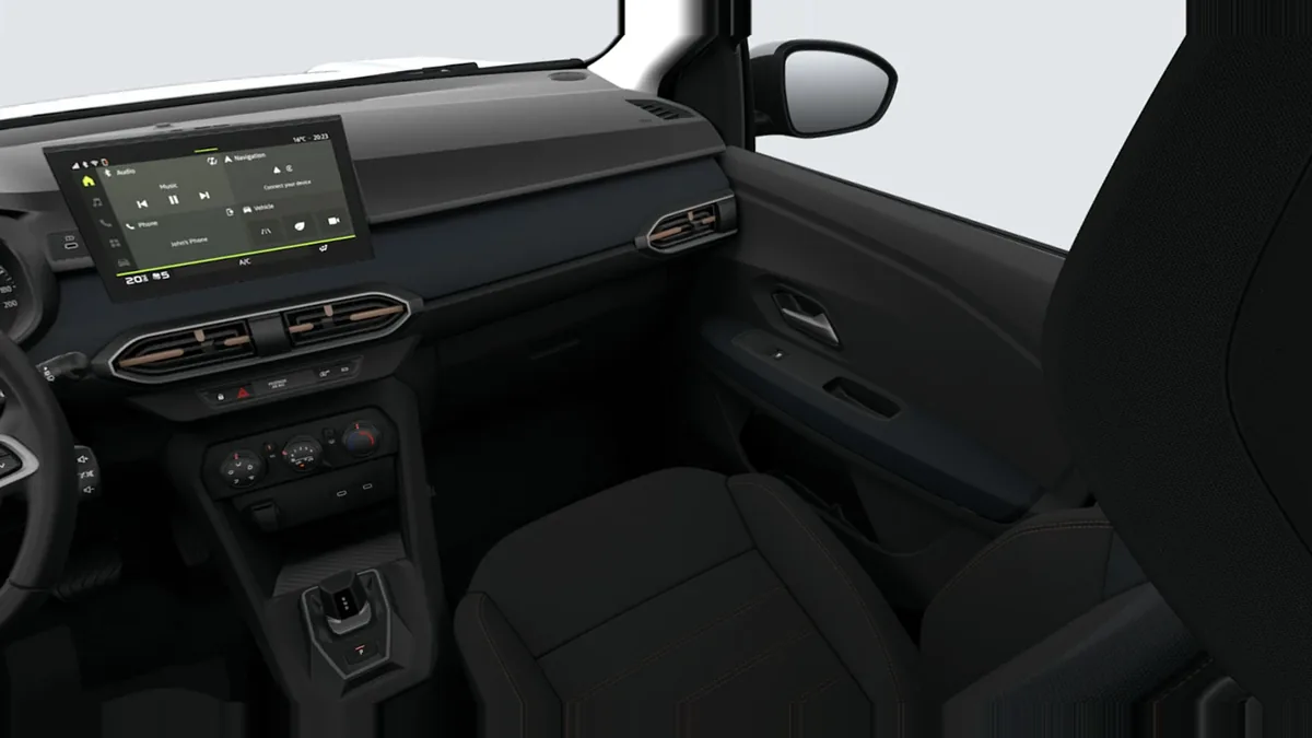 Dacia Sandero Stepway Expression ECO-G 120 AT en renting para particulares — Interior