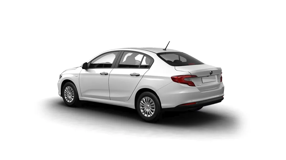 Fiat Tipo Sedán 1.6 Diésel 96kW (130CV) en renting para particulares — Trasera