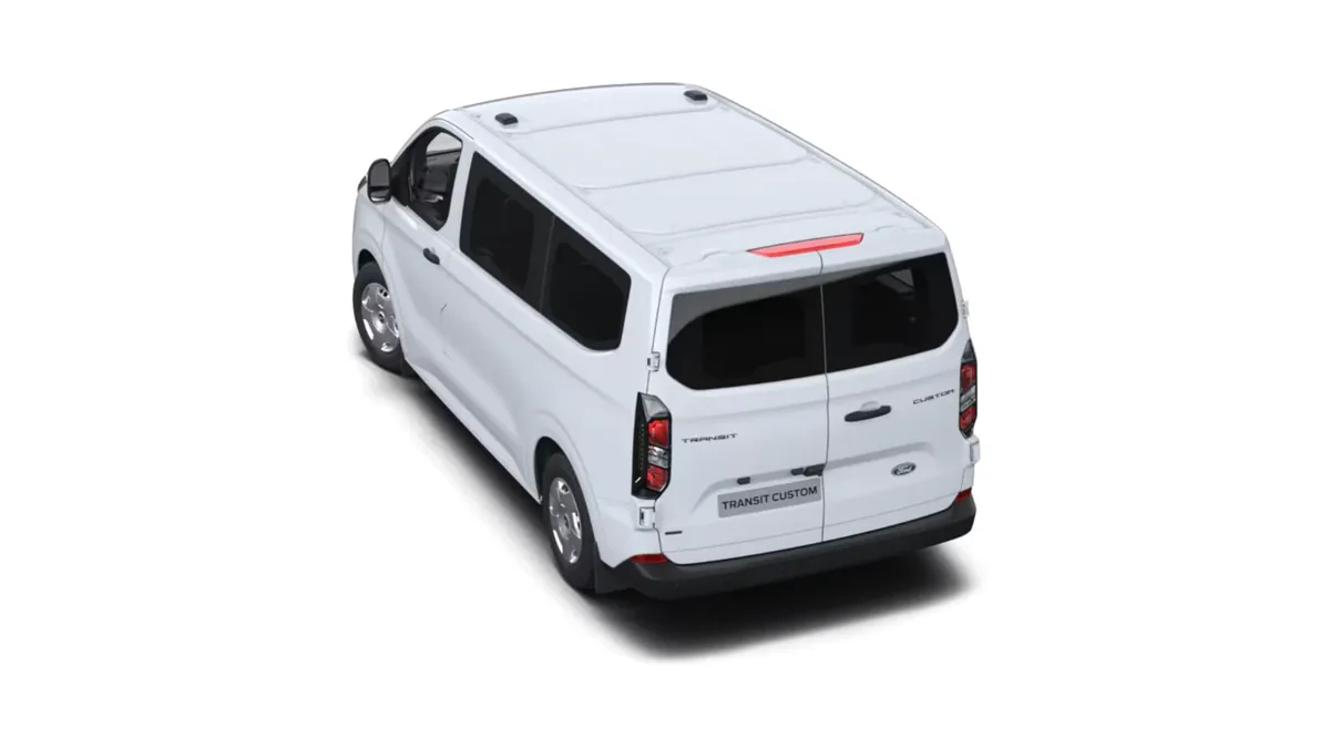 Ford TRANSIT Kombi 2.5 Duratec PHEV 171 340 L1 Trend en renting para particulares — Trasera