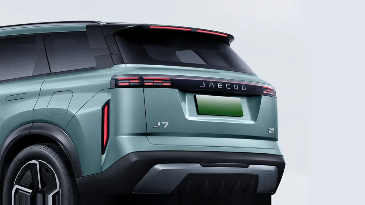 Jaecoo 7 PHEV Business 1.5 TGDI 205kW (279CV) FWD en renting para particulares — Lateral