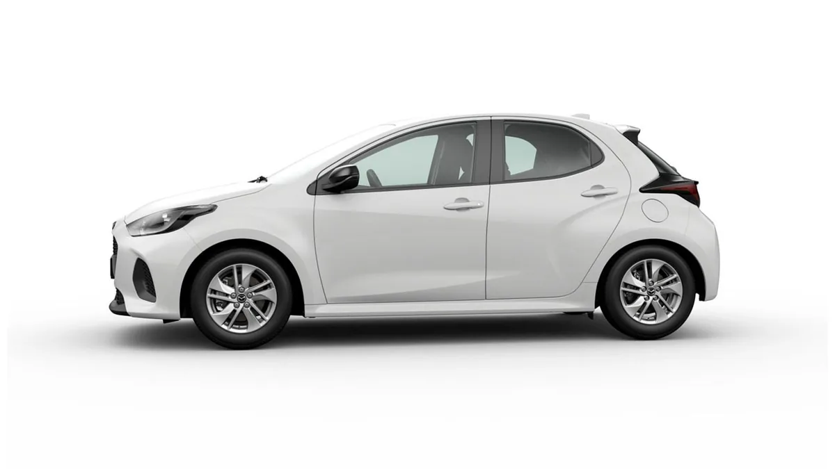 Mazda 2 Hybrid 1.5 85kW 116CV CVT Centre-Line en renting para particulares — Lateral
