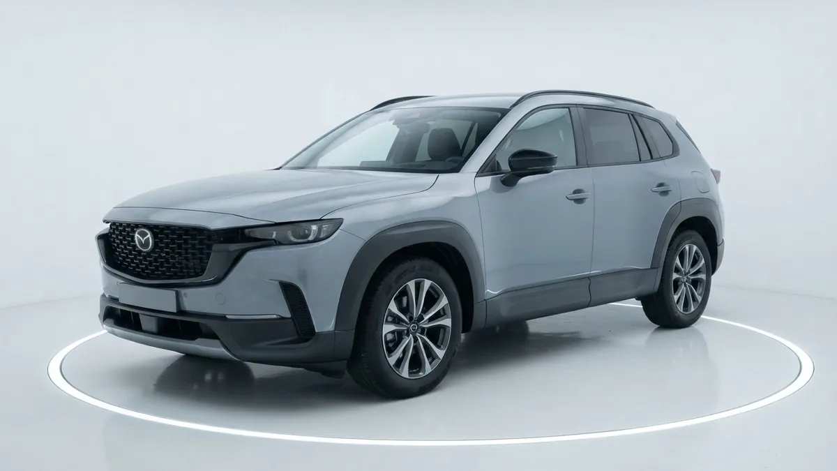 Mazda CX-5 2.5 Sky MHEV 141CV AT FWD Exclusive-Line en renting para particulares — Lateral