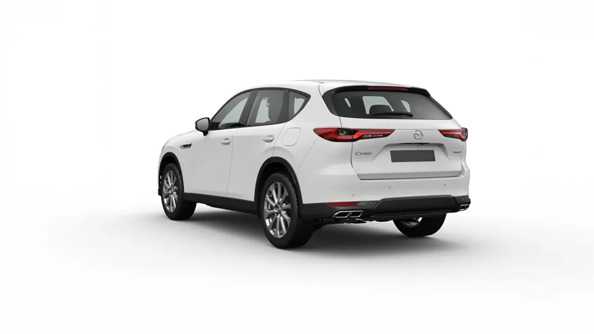 Mazda CX-60 e-Skyactiv D MHEV 147kW RWD 8AT Exclus.-Line en renting para particulares — Trasera