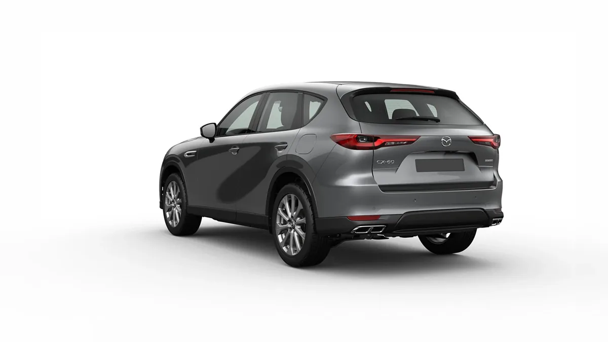 Mazda CX-60 e-Skyactiv D MHEV 8AT RWD Exclusive-Line en renting para particulares — Trasera