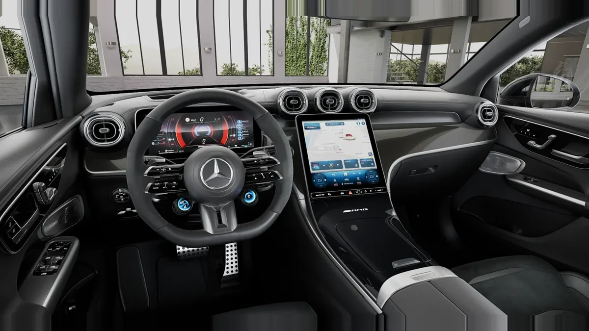 Mercedes-AMG GLC Coupé 63 S E Performance en renting para particulares — Delantera