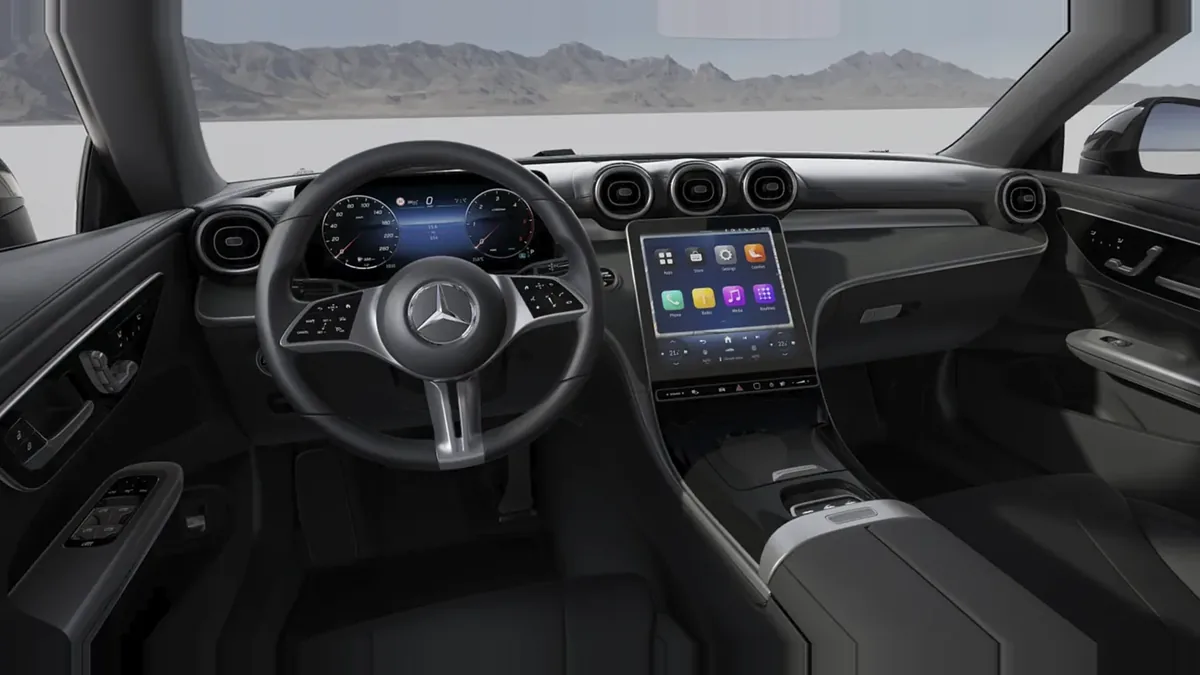 Mercedes-Benz CLE Cabrio 200D en renting para particulares — Delantera