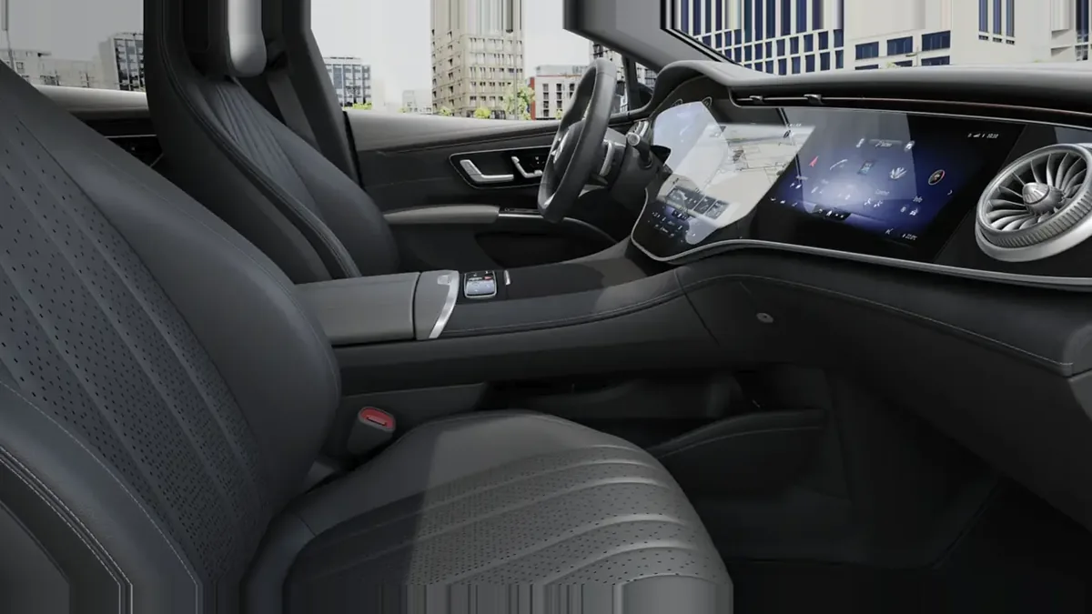 Mercedes-Benz EQS 350 Edition en renting para particulares — Interior