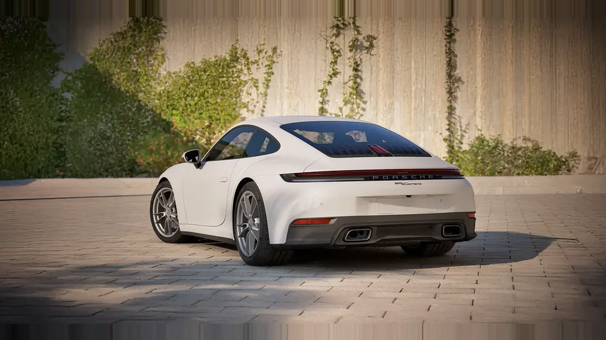 Porsche 911 Carrera en renting para particulares — Trasera